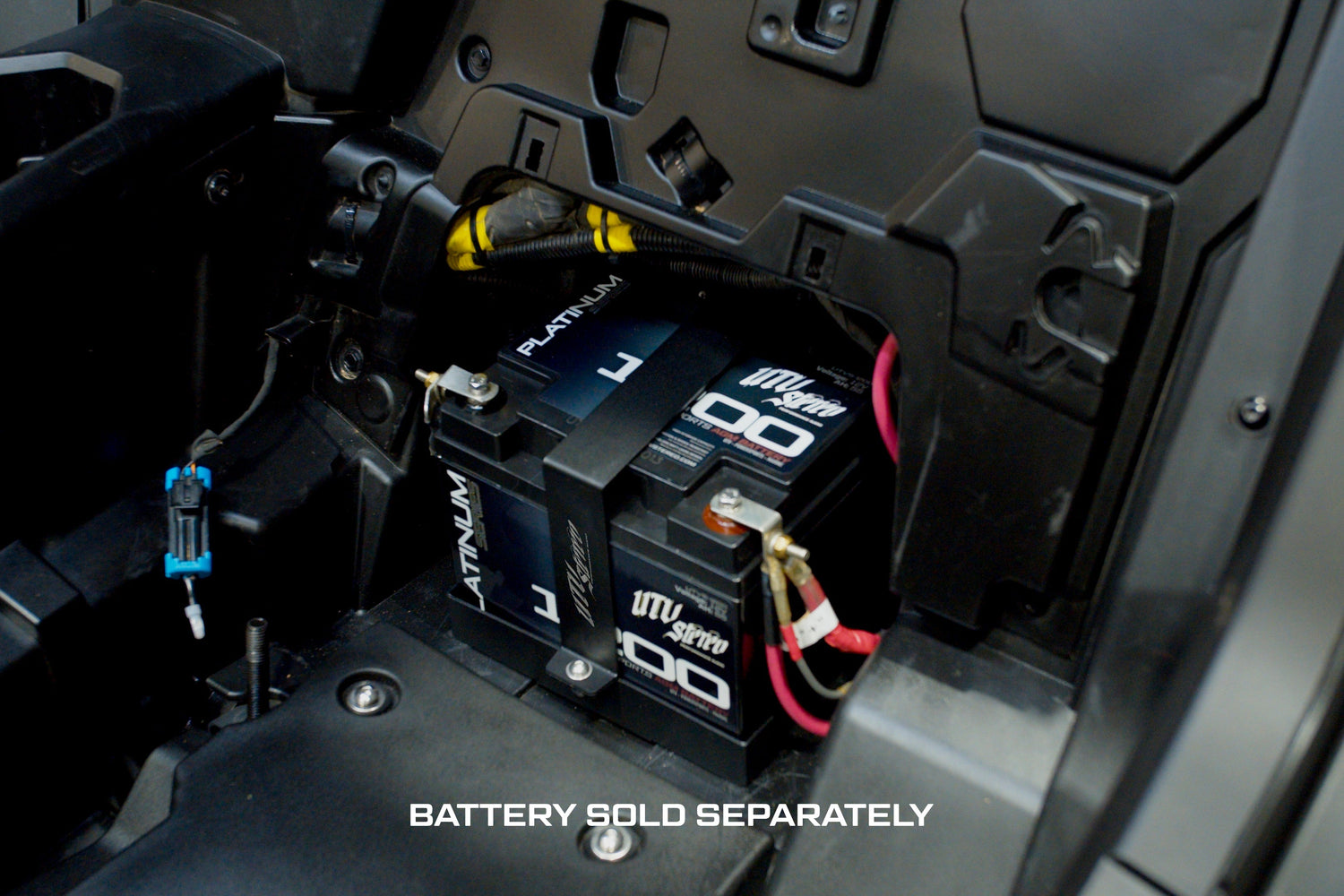 Can-Am® Maverick R Big Battery Mount Only | UTVS-R-BIG-BATT-MT UTV Stereo