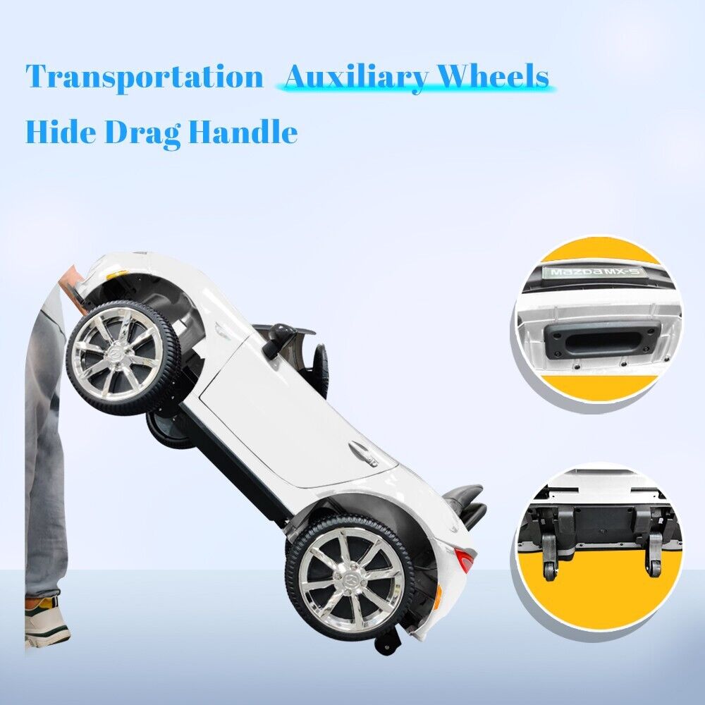 Mazda Licensed 12V Ride-On Car for Kids with Remote Control
