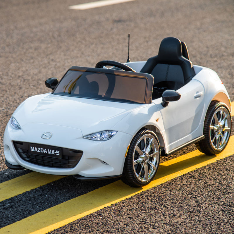 MAZDA MX-5 RF 12V Kids Ride-On Car with 2.4G Remote Control for Parents - The Perfect Choice for Young Drivers!