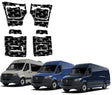 SoundSkins | 2019+ Sprinter Van Sound Deadening Vehicle Specific Kit  – 13 Pc Mercedes Sprinter Kit, 3-Layer Design SoundSkins Global