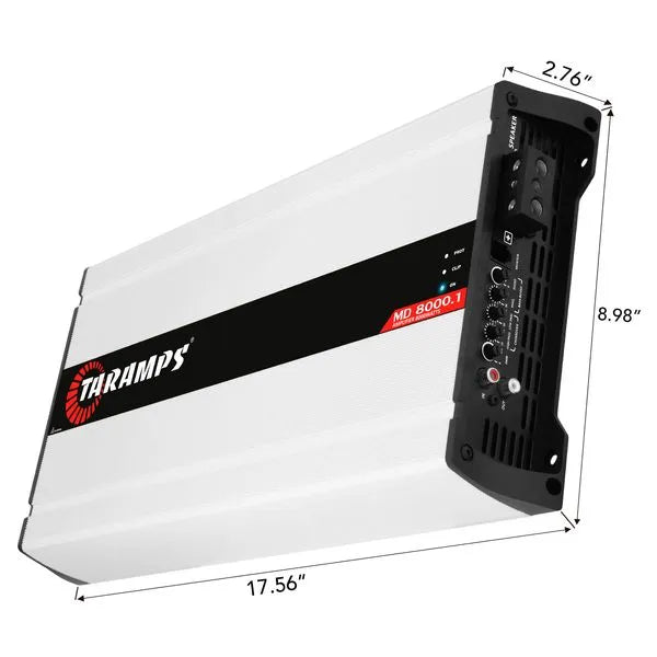 Taramps MD8000.1 8000W RMS Full Range Amplifier 2-Ohm Taramps