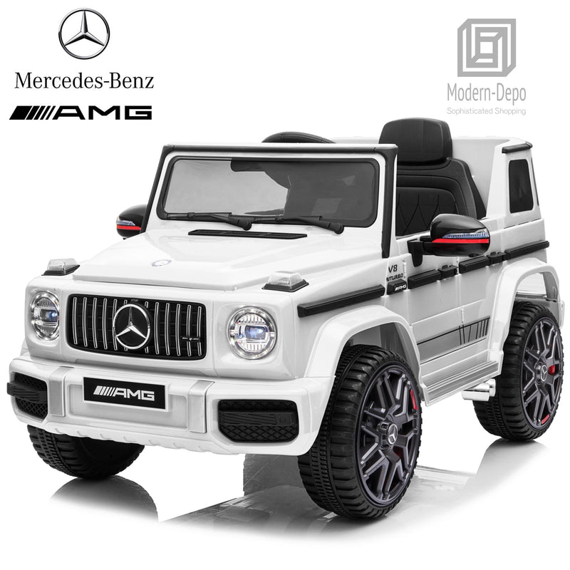 AMG G63 Licensed Ride On Car with Remote Control and Music - 12V SUV Toy by Mercedes Benz