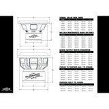Sky High Car Audio FXB 10" 1000W RMS Subwoofer DVC Sky High Car Audio