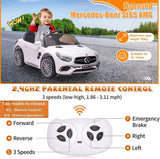 Licensed Mercedes-Benz SL65 AMG Electric Ride-On Car for Kids with MP3 and LED Lights