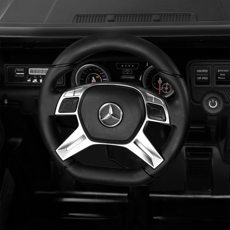 Mercedes-Benz Electric Ride-On Car for Kids with Lights, Music, and Remote Control - 12V