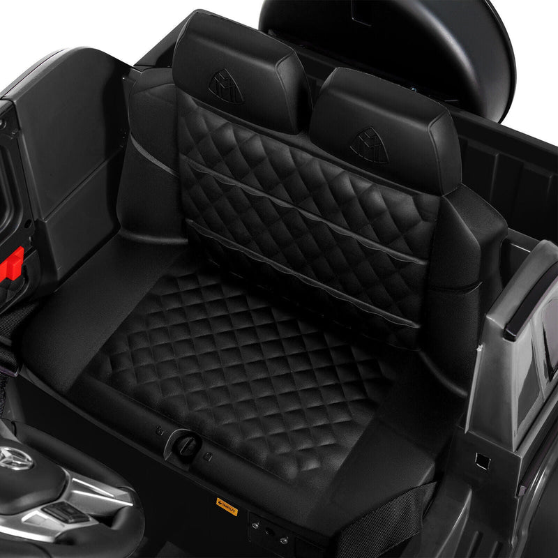 Mercedes-Benz Kids Ride-On Car with 3 Speeds, LED Lights, Music, and Remote Control - 12V Battery Powered