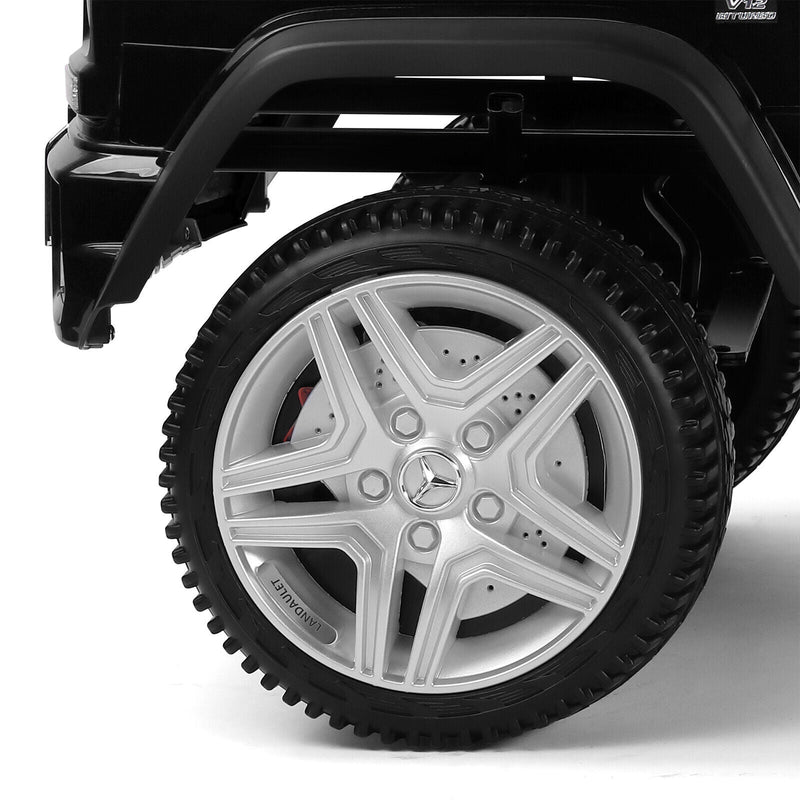 Mercedes-Benz Kids Ride-On Car with 3 Speeds, LED Lights, Music, and Remote Control - 12V Battery Powered