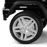 Mercedes-Benz Electric Ride-On Car for Kids with 3 Speeds, LED Lights, and Remote Control - Black