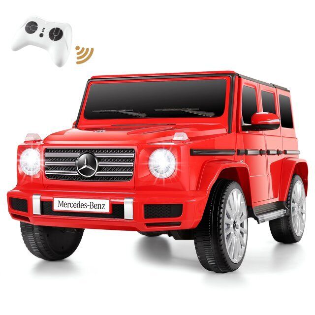 12V Licensed Mercedes-Benz G500 Electric Ride-On Car for Kids with Remote Control