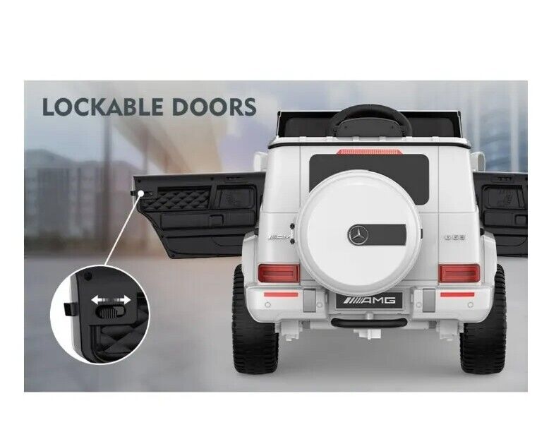 Mercedes-Benz G63 Licensed Ride-On Car with Remote Control and LED Headlights - 12V Power for Endless Fun!