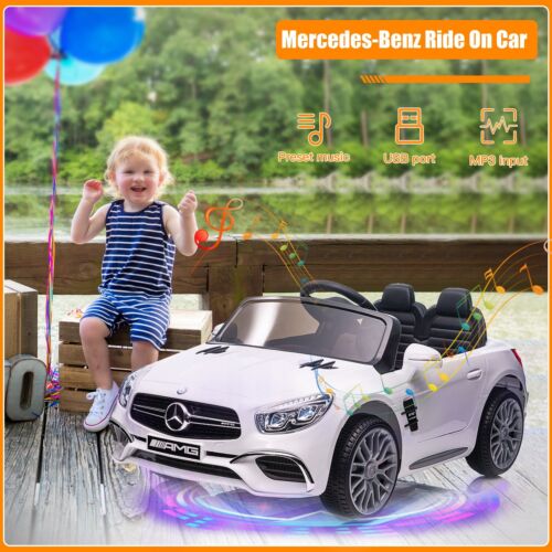 Mercedes-Benz GLA45 Electric Ride-On Car for Kids - White