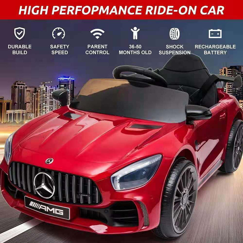 Mercedes Benz Licensed 12V Kids Ride on Car with MP3 Player - Motorized Vehicle for Endless Fun!