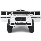 Mercedes-Benz Licensed 12V Kids Ride On Car with RC Control and Trunk in White
