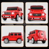 Mercedes-Benz Licensed Electric Ride-On Toy Car for Kids with Remote Control - Red