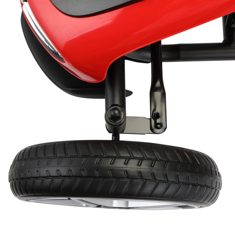 Mercedes Benz Licensed Go Kart for Kids with Horn and Music - Red, Suitable for Ages 3 and Up