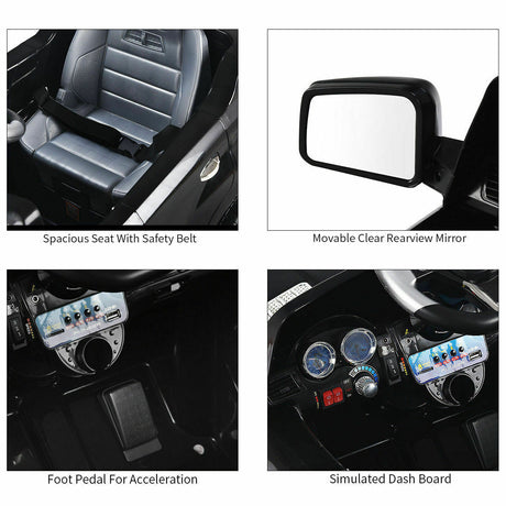 Mercedes Benz ML350 6V Licensed Ride On Car with MP3 and Remote Control for Kids