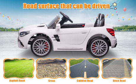 12V Electric Kids Ride On Car Mercedes Benz AMG SL65 with Remote Control and LED Lights