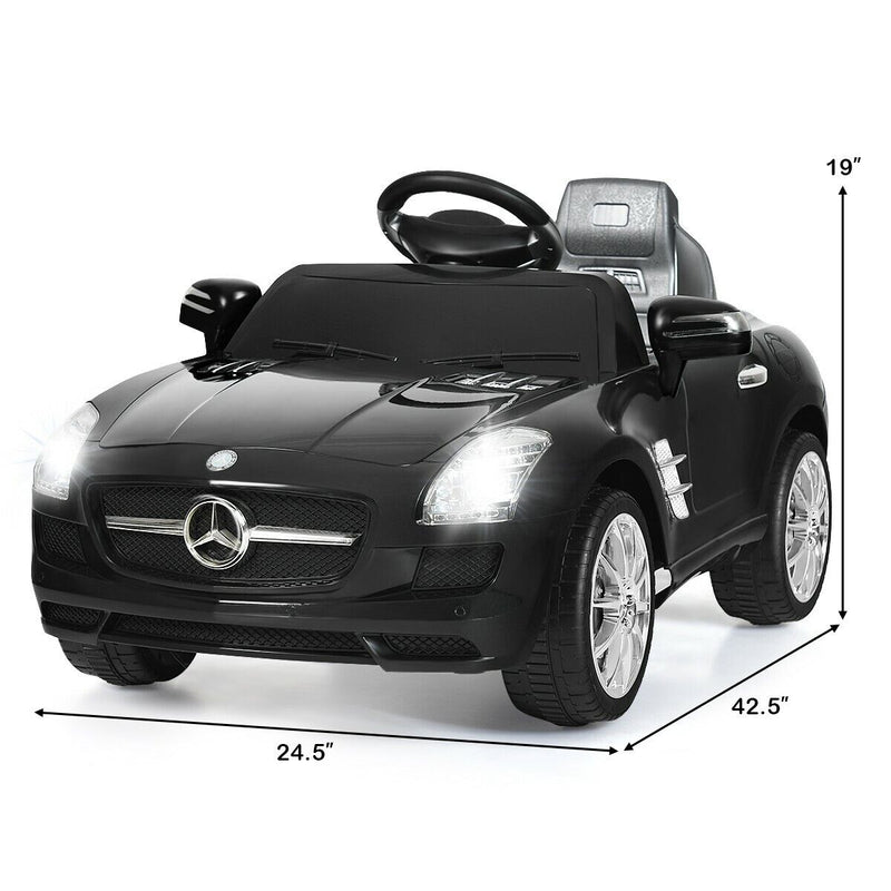 Mercedes Benz SLS Kids Ride on Car with MP3 Player - Black