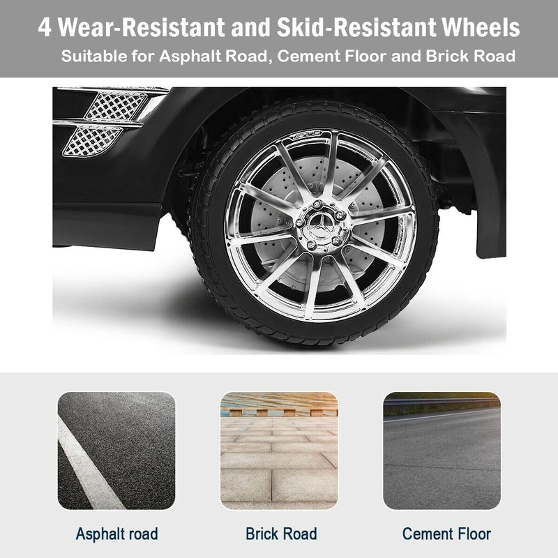 Mercedes Benz SLS Kids Ride on Car with MP3 Player - Black