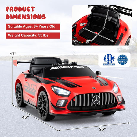 12V Mercedes Benz Electric Car for Kids with 2.4G Remote Control MagicCars