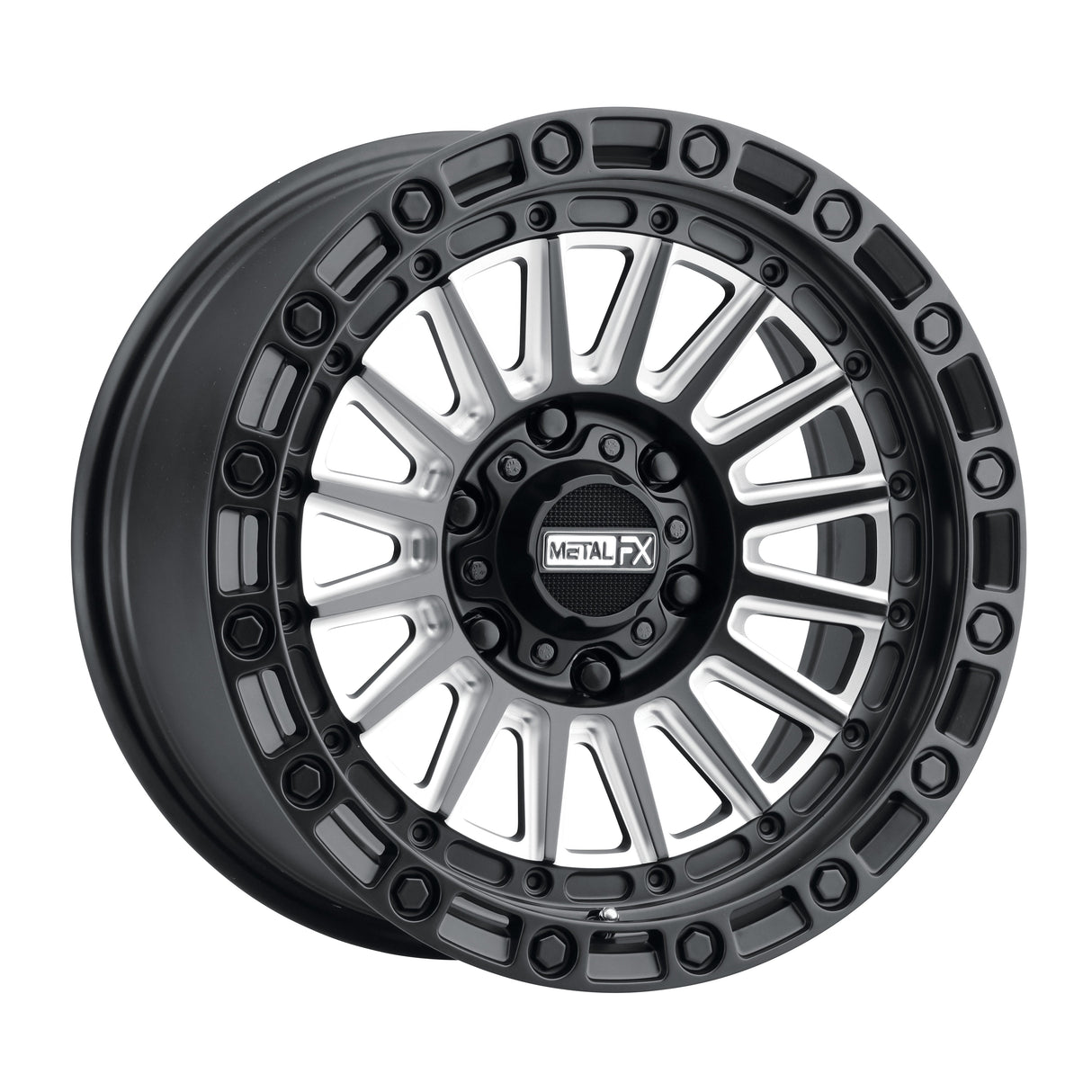 Rogue Truck Wheel - Satin Black Contrast Cut by MetalFX