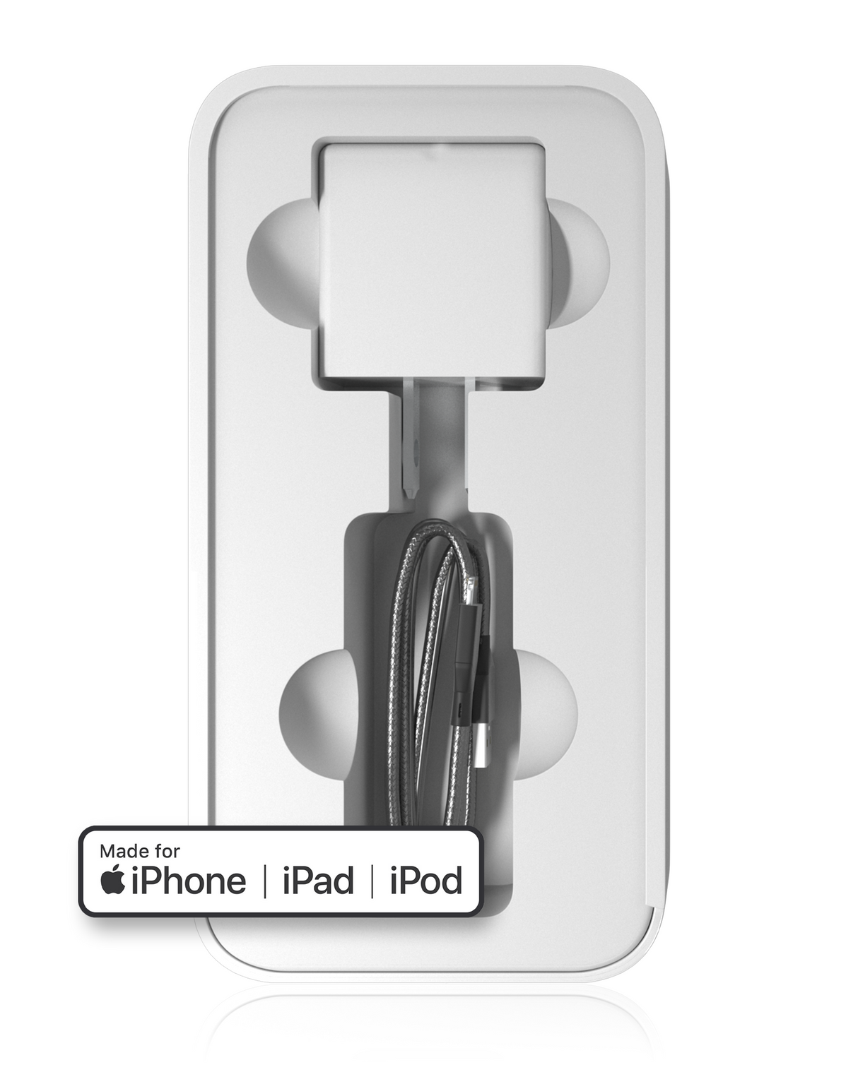 MFi Accessory Kit – 20W Dual-Port Wall Adapter with Lightning Cable TekShack