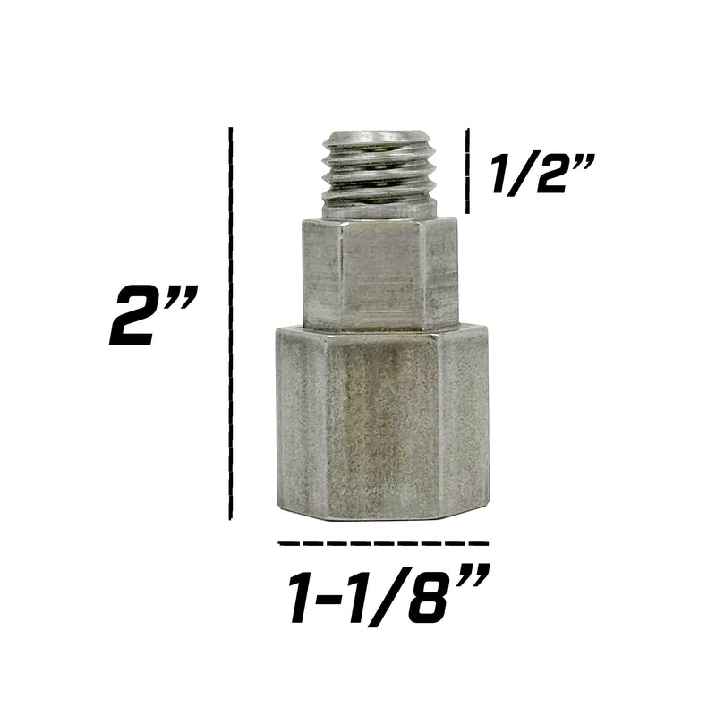 2" Hex Flange Adapter for Mini Airway Buffing Wheels