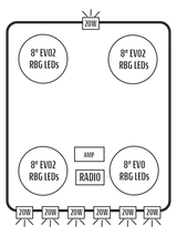 2015+ Kawasaki Mule Pro-FX Stereo Tops (2-Door) Kawasaki