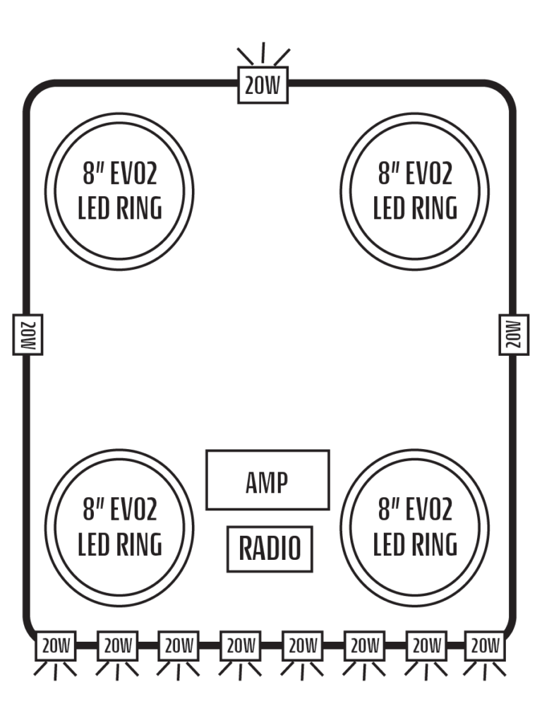 2015+ Kawasaki Mule Pro-FX Stereo Tops (2-Door)