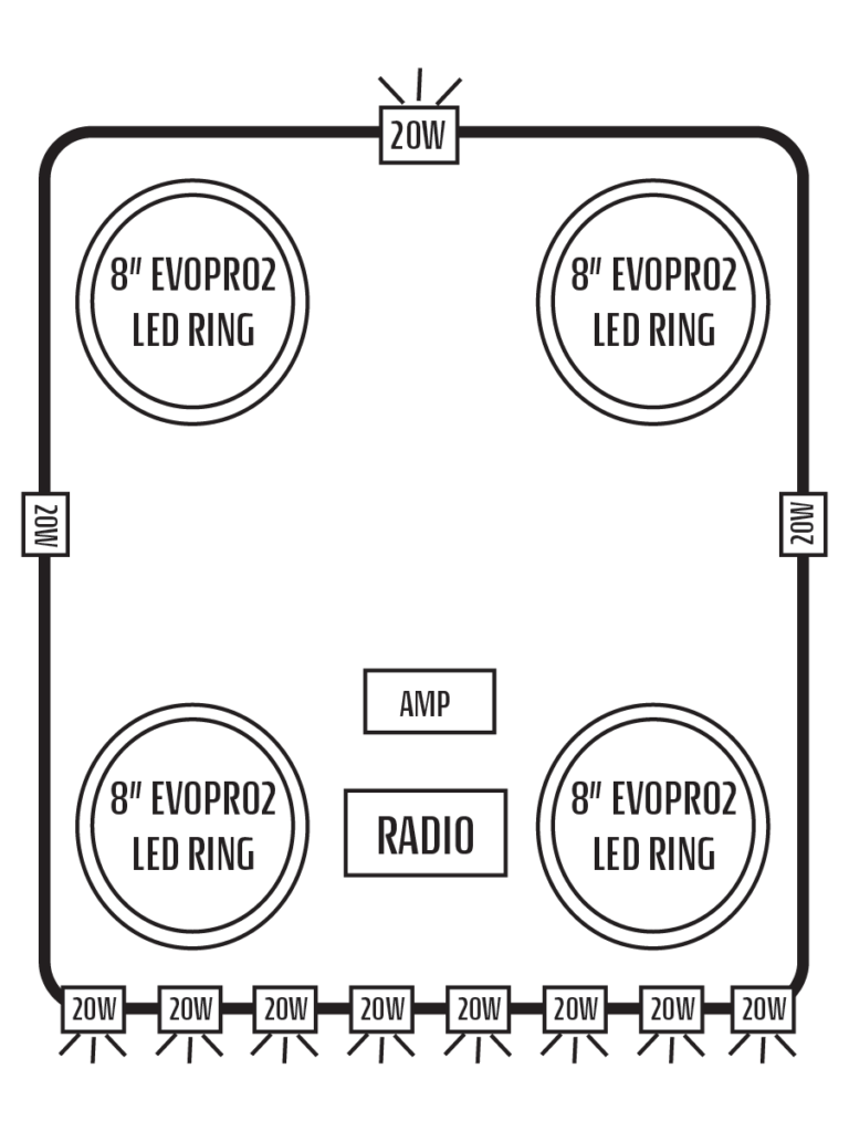 2015+ Kawasaki Mule Pro-FX Stereo Tops (2-Door)