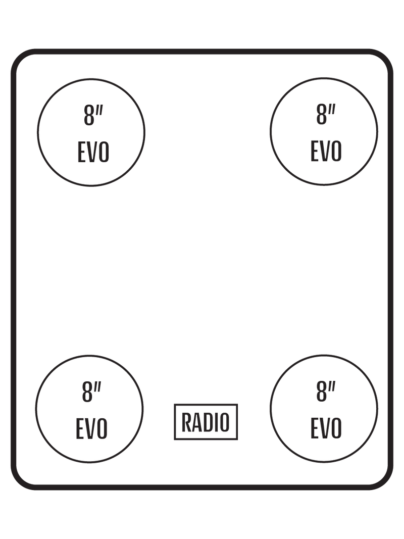 2015+ Kawasaki Mule Pro-FXT Stereo Tops (4-Door)