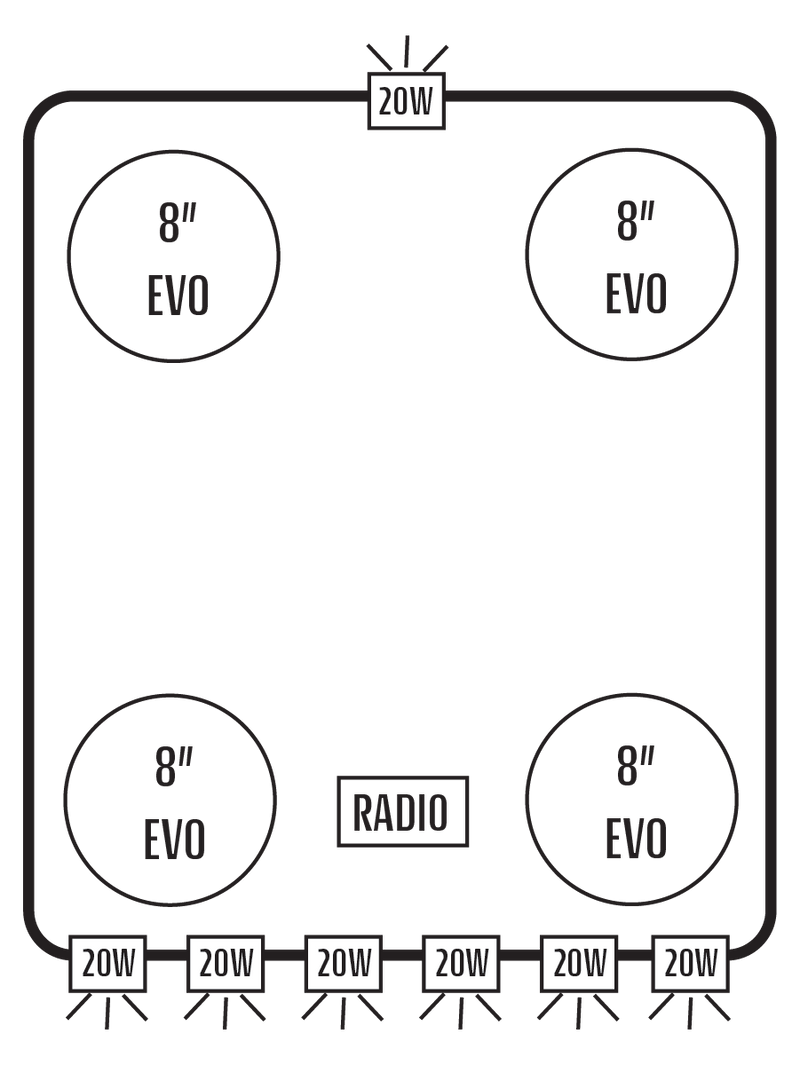 2015+ Kawasaki Mule Pro-FXT Stereo Tops (4-Door)