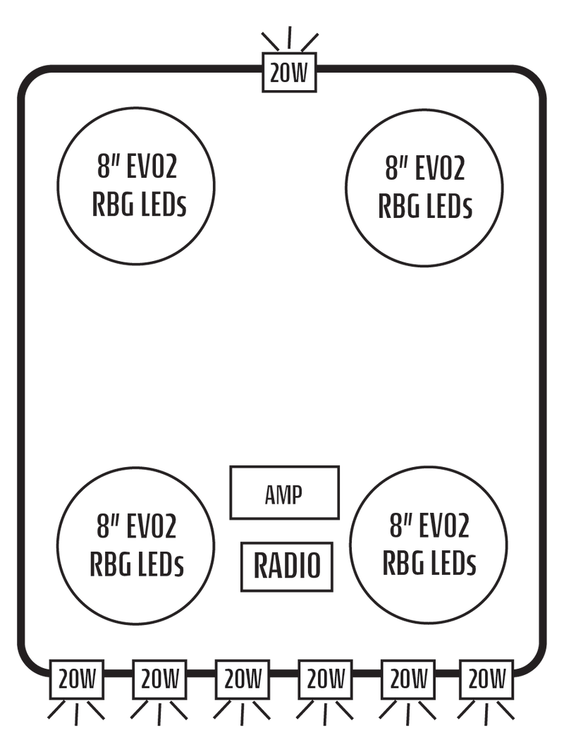 2015+ Kawasaki Mule Pro-FXT Stereo Tops (4-Door)