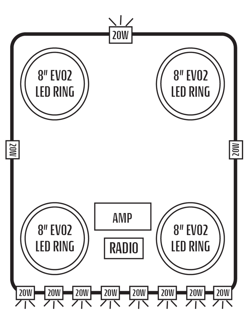 2015+ Kawasaki Mule Pro-FXT Stereo Tops (4-Door)