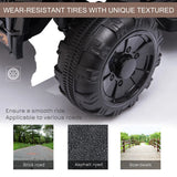 Music-Powered Black ATV for Kids Ages 18-36 Months