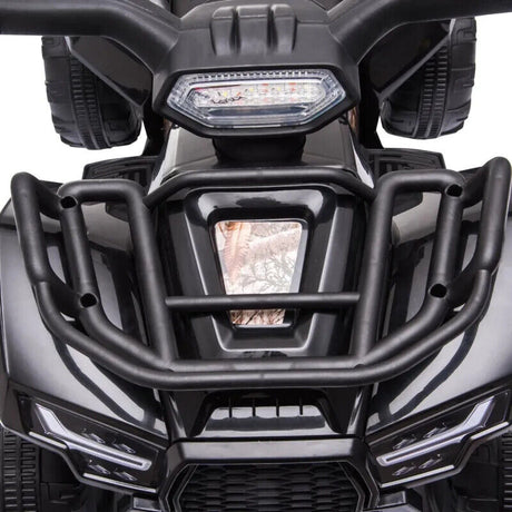 Music-Powered Black ATV for Kids Ages 18-36 Months