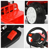 Musical Electric Tractor with Detachable Trailer - Perfect Gift for Kids with Lights and Sounds