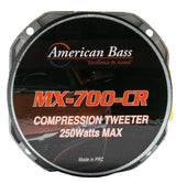 MX 700CR Compression Super Tweeter, 250 Watts