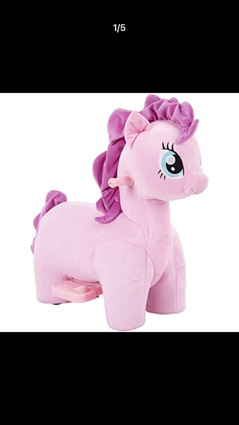 My Little Pony Pinkie Pie Plush Quad, 6 Volt, Pink - A Fun Ride for Little Fans!