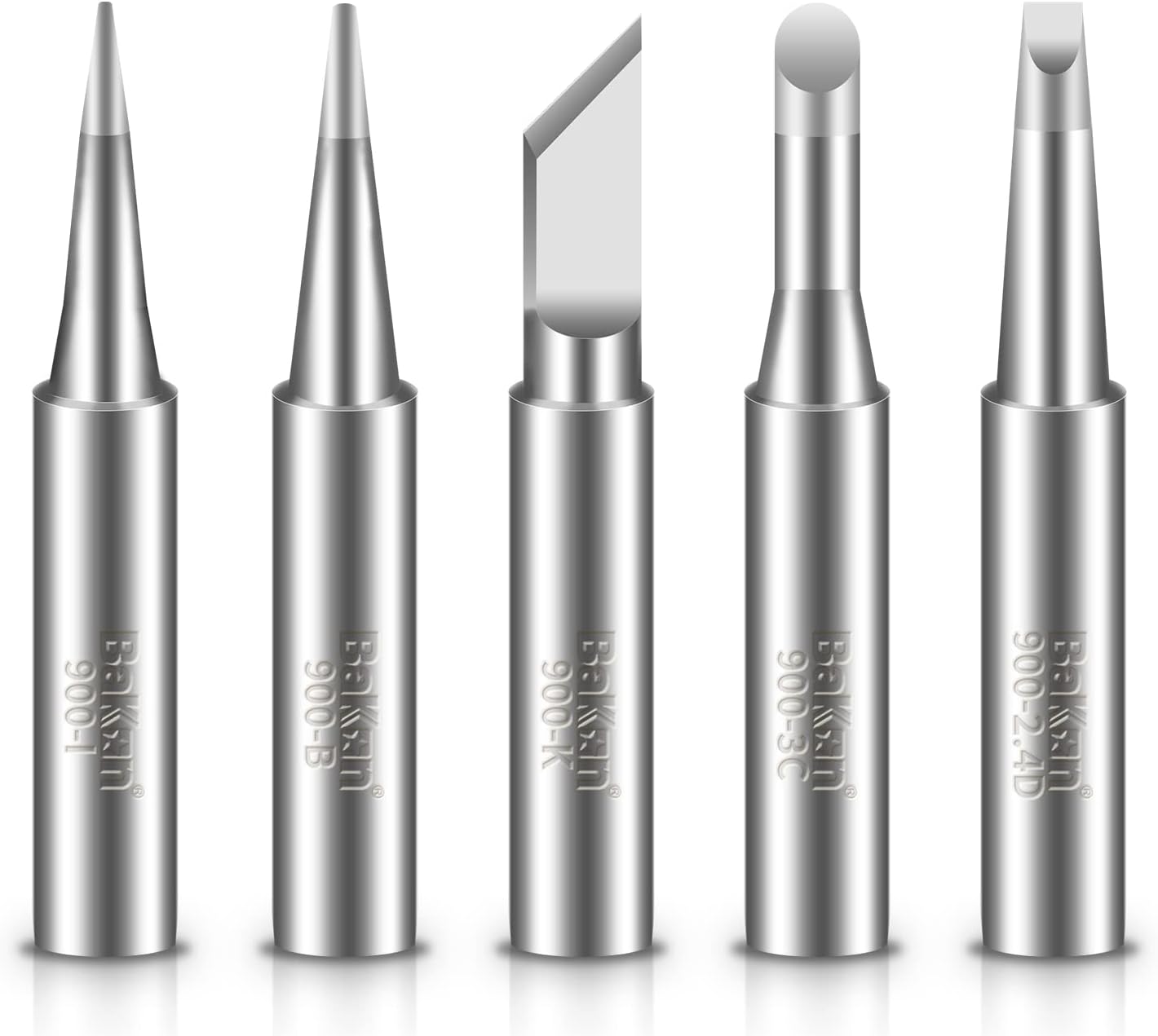 5PCS 900M Soldering Iron Tips for BAKON BK969S TekShack