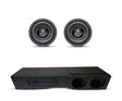 (2) Nemesis Audio NA8H v.3 8" 900W RMS & Chevy Crew Cab 07-18 Dual 8" Subwoofer Box Combo Sundown Audio