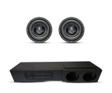 (2) Nemesis Audio NA8H v.3 8" 900W RMS & Chevy Crew Cab 07-18 Dual 8" Subwoofer Box Combo Sundown Audio