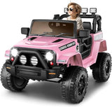 Electric Ride-On Truck for Kids with Remote Control, USB & AUX, 3 Speeds, Ages 3-8