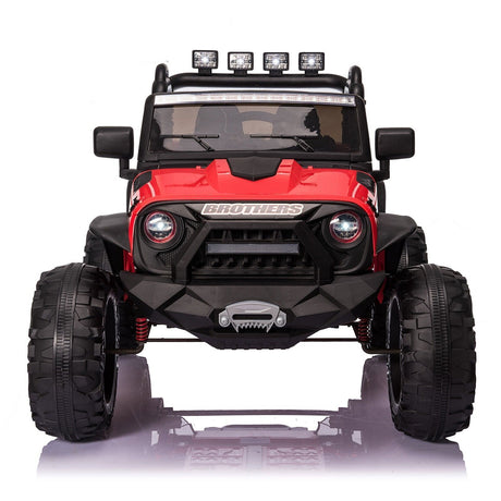 24V Electric Kids Ride On Jeep with Remote Control, USB, and Bluetooth Connectivity