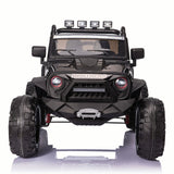 24V Electric Ride On Jeep Toy Car with USB, Bluetooth, and Remote Control for Kids