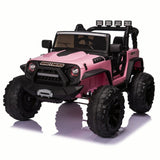 24V Electric Ride On Jeep Toy Car with USB, Bluetooth, and Remote Control for Kids