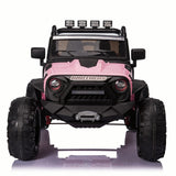 24V Electric Ride On Jeep Toy Car with USB, Bluetooth, and Remote Control for Kids