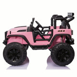 24V Electric Ride On Jeep Toy Car with USB, Bluetooth, and Remote Control for Kids