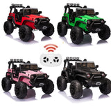 New 24V Electric Ride-On Jeep Toy Car with Remote Control and Bluetooth Connectivity for Kids
