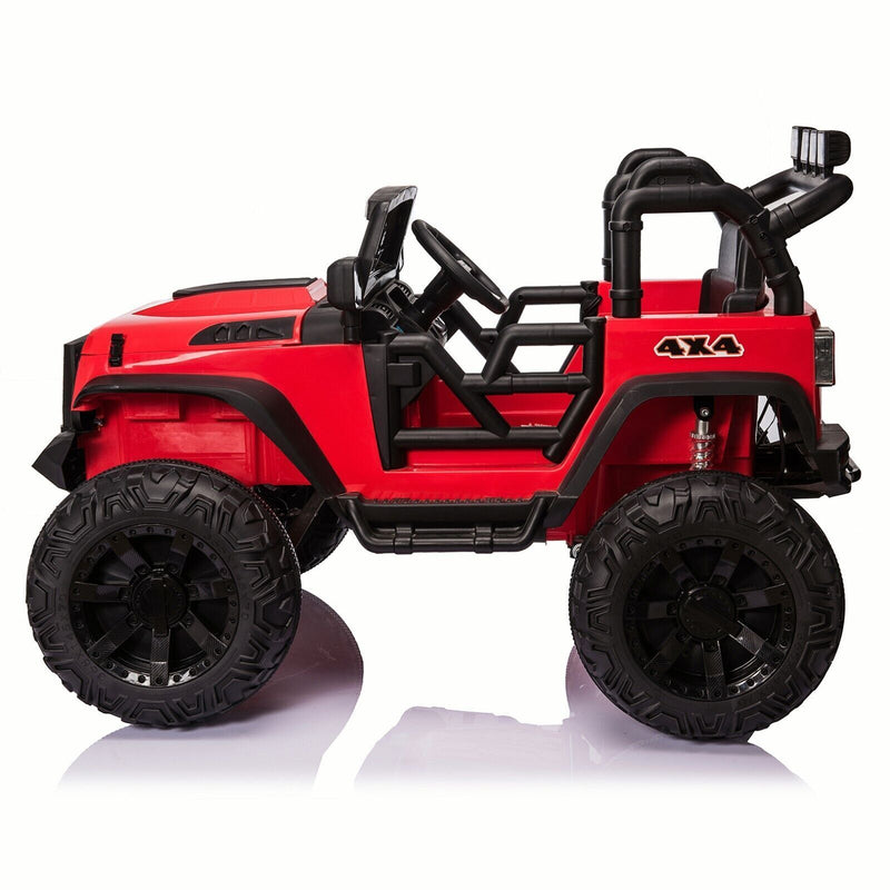 New 24V Electric Ride-On Jeep Toy Car with Remote Control and Bluetooth Connectivity for Kids